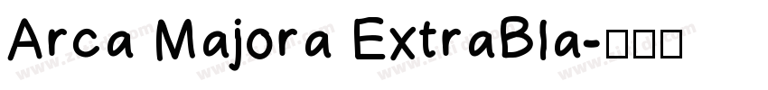Arca Majora ExtraBla字体转换
